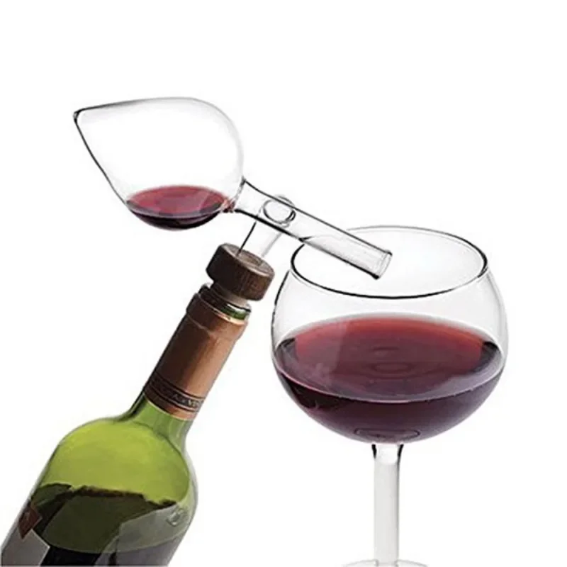 Wine Aerator Pour - Tragbares Luftbelüfter-Gerät für Rotweinflaschen, Schnelles Auflockern