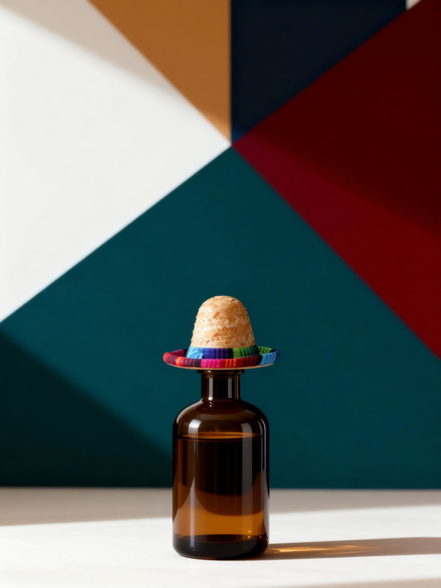 Wine Beer Hat - 1 Set mexikanische Fiesta-Party-Styling-Requisiten, Mini-Hut, gestreifter