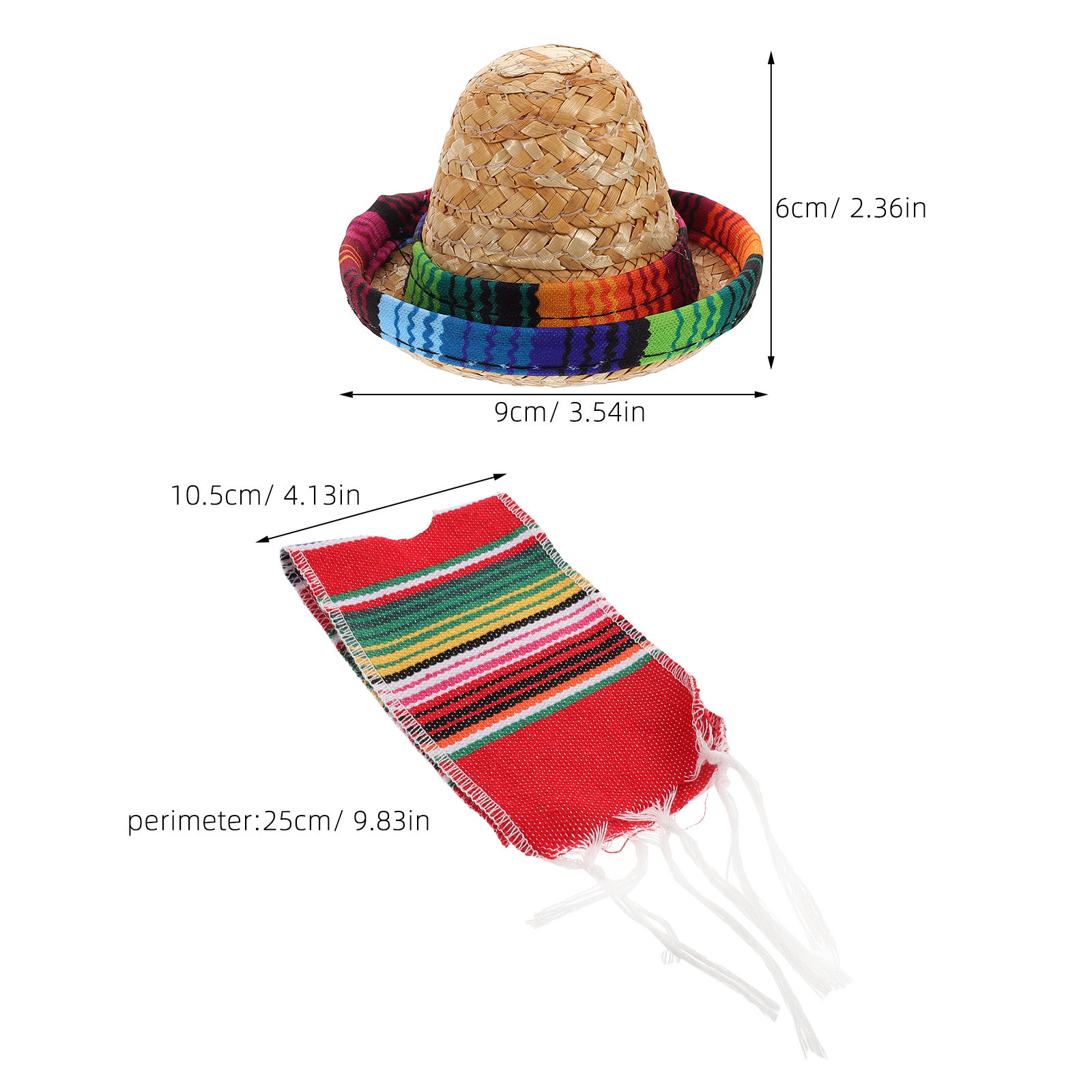 1 Set mexikanische Fiesta-Part – Wine Beer Hat Bewertung und Preis