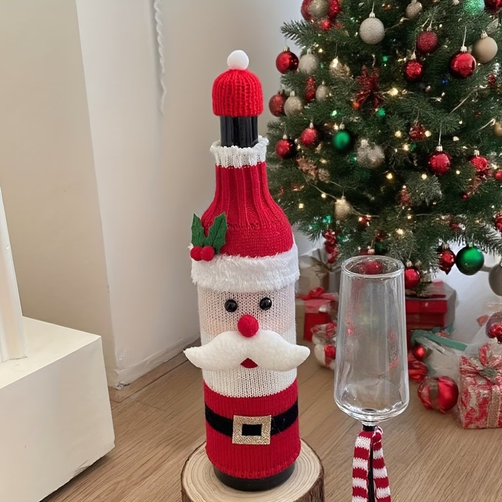Gestrickte Weinflaschenhülle m – Wine Beer Hat Bewertung und Preis